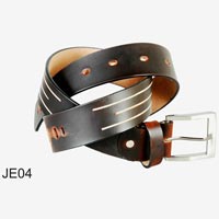 Manufacturers Exporters and Wholesale Suppliers of Mens Leather Belt (JE 04) Kanpur Uttar Pradesh